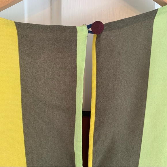 Diane von Furstenberg Sedona silk top, multi print, faux-wrap style, Size Medium - Picture 10 of 13